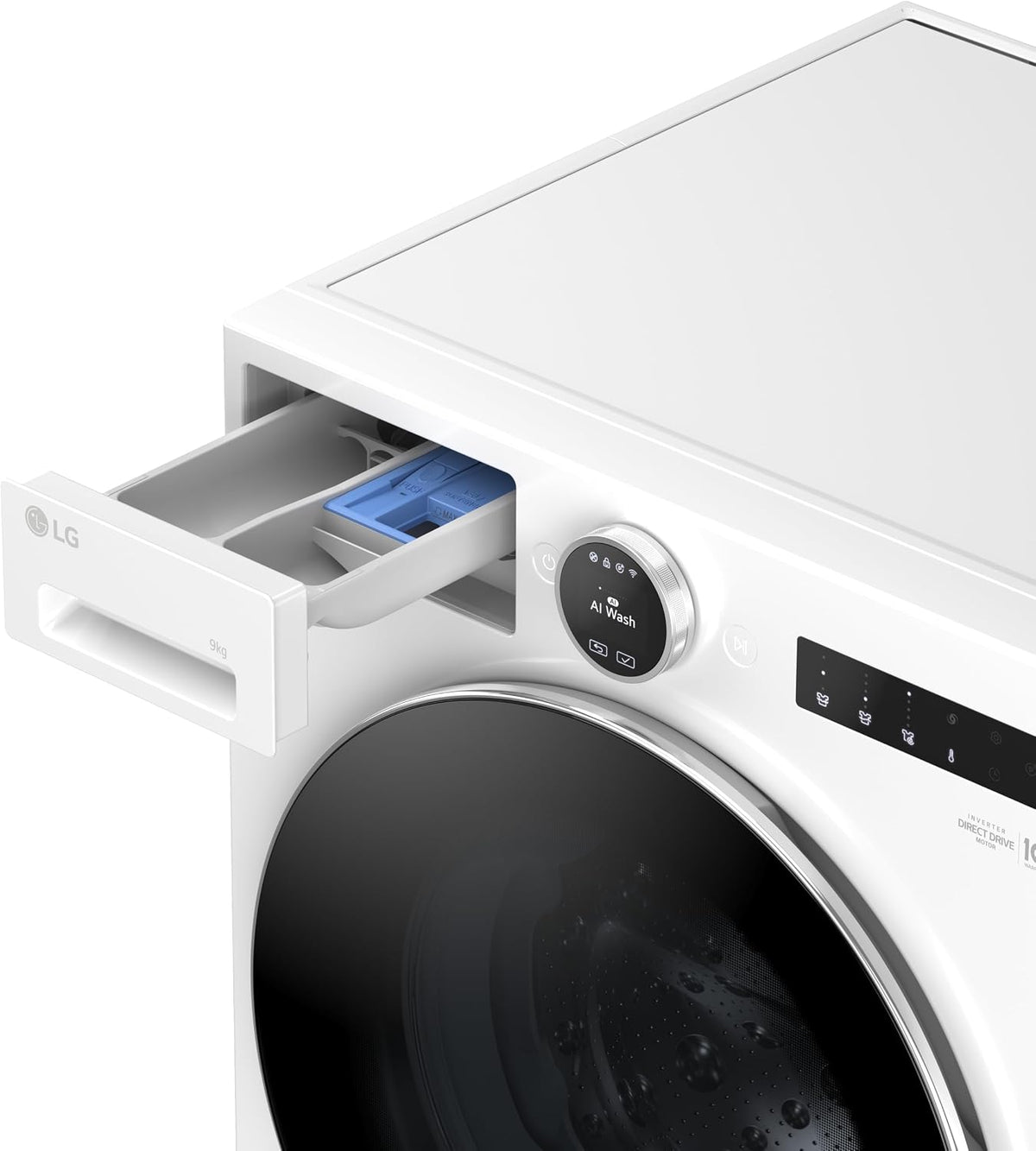 LG - Lavatrice AI DD F4X9009TWCE 9 Kg Classe A