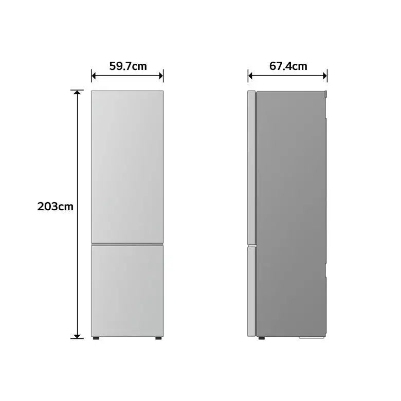 LG GBBS726AMB Frigorifero Combinato