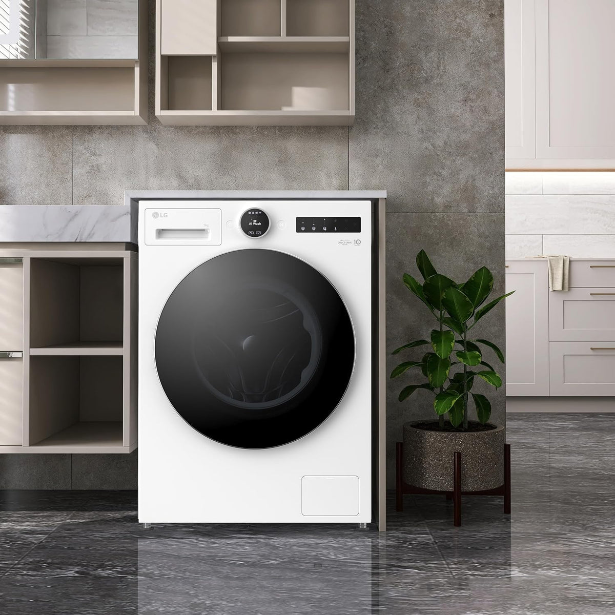 LG - Lavatrice AI DD F4X9009TWCE 9 Kg Classe A