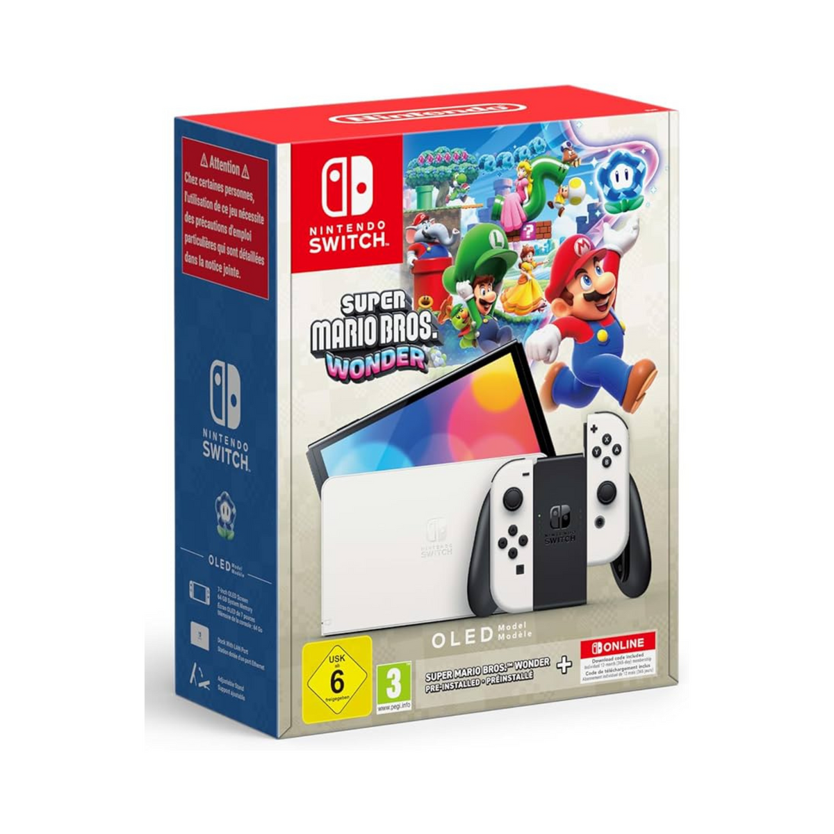 Nintendo Console Switch OLED con Super Mario Bros. Wonder Bundle
