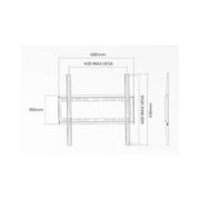 Staffa fissa Extra Slime 32"-55"