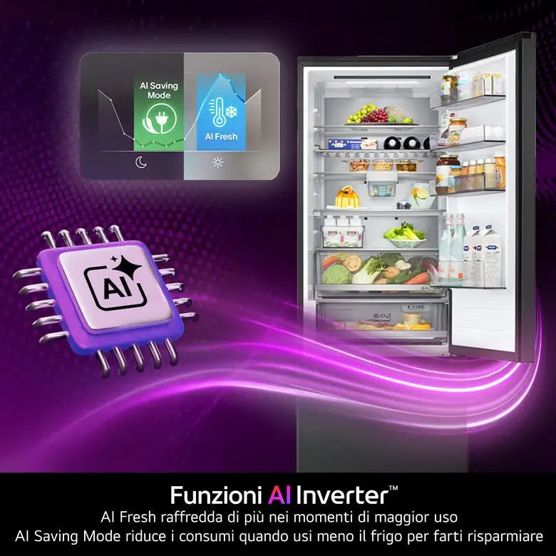 LG GBBS726AMB Frigorifero Combinato